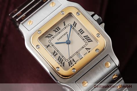 cartier santos steel and gold|cartier santos price guide.